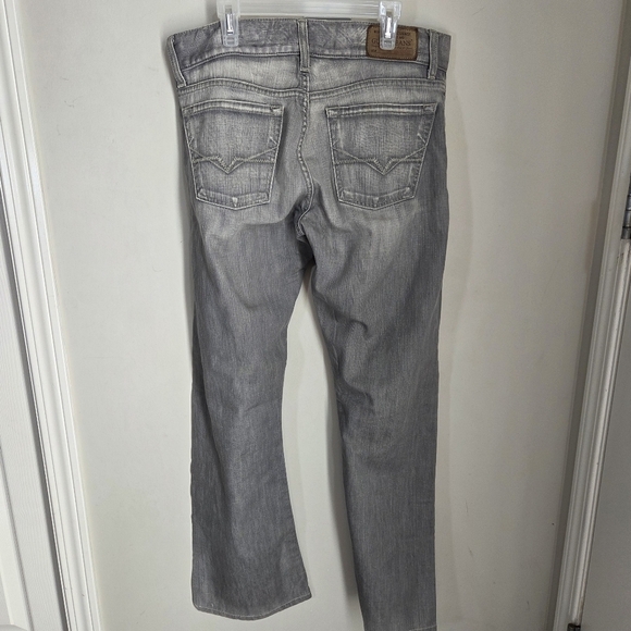 Guess Grey Flared Leg With Double Button Closure Womans Jeans Size 32 - Picture 3 of 6
